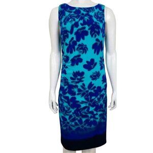 🆕 LUXE By Carmen Marc Valvo Womens Dress Sleeveless Floral Hawaiian size 14W